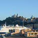 Italy, Ancona Cathedral over the Ferry Port