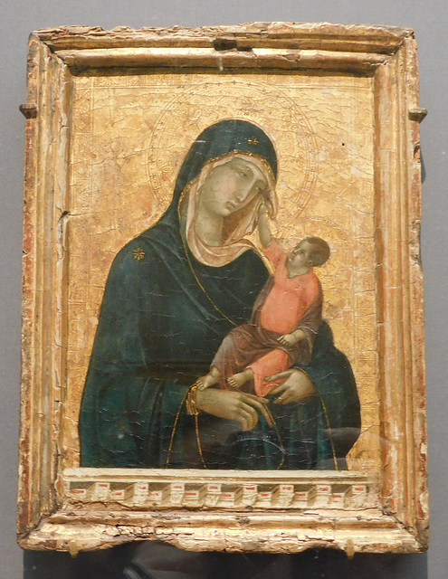Madonna and Child by Duccio in the Metropolitan Museum of Art, February 2019