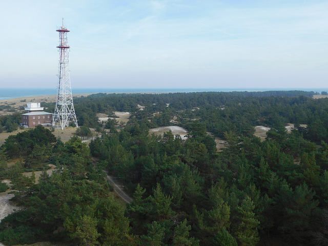 Blick vom Leuchtturm Darßer Ort (Blickrichtung Nord-Nord-Ost)