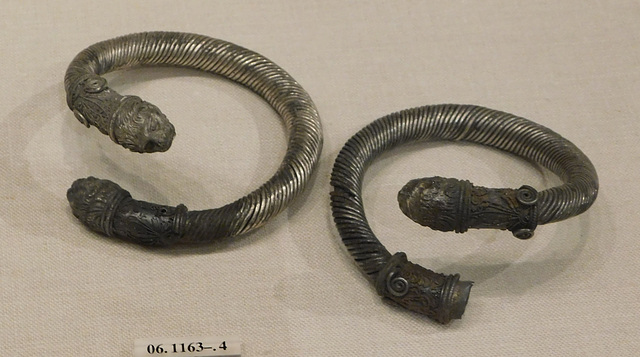 Silver Bracelets in thte Metropolitan Museum of Art, September 2018