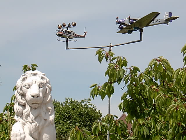 Gartendekoration bei Heidenholz