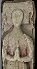 south pool church, devon, c15 tomb effigy of a woman (1)