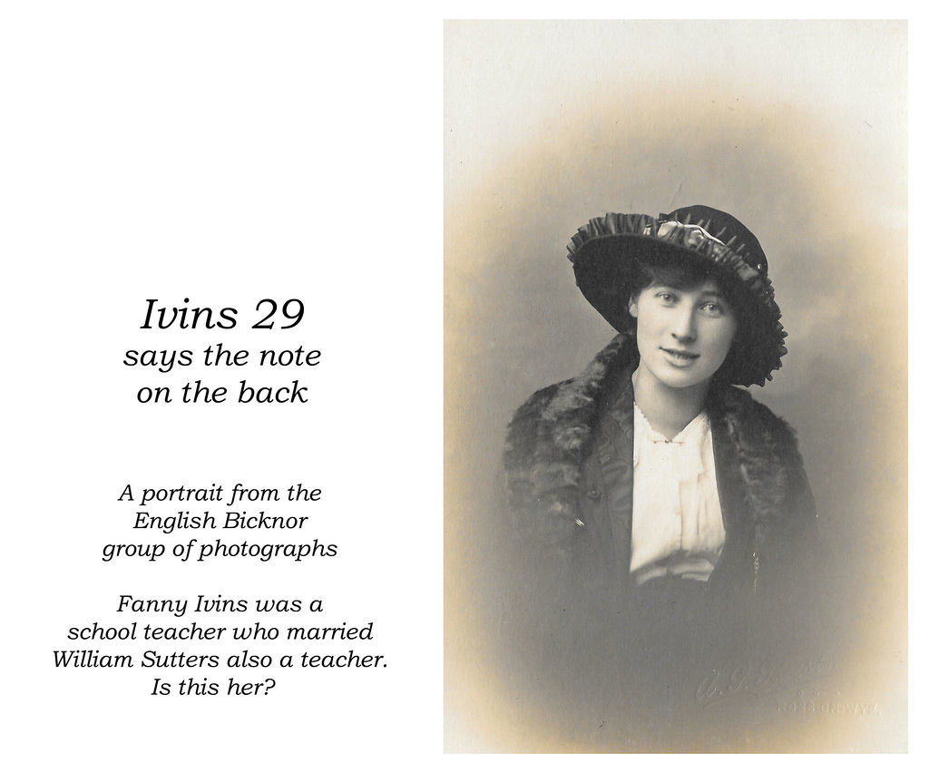 Ivins 29 - Fanny perhaps - English Bicknor group