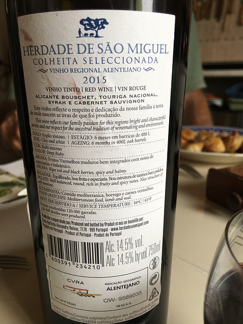 Herdade de São Miguel 2015