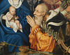 Detail of The Adoration of the Magi by Quentin Metsys in the Metropolitan Museum of Art, January 2020