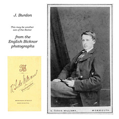 J Burdon - maybe the Rector's son - from English Bicknor photographs