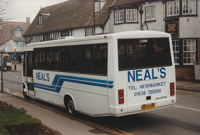 Neal's Travel N375 EAK in Mildenhall - 11 Apr 1996 (306-22)