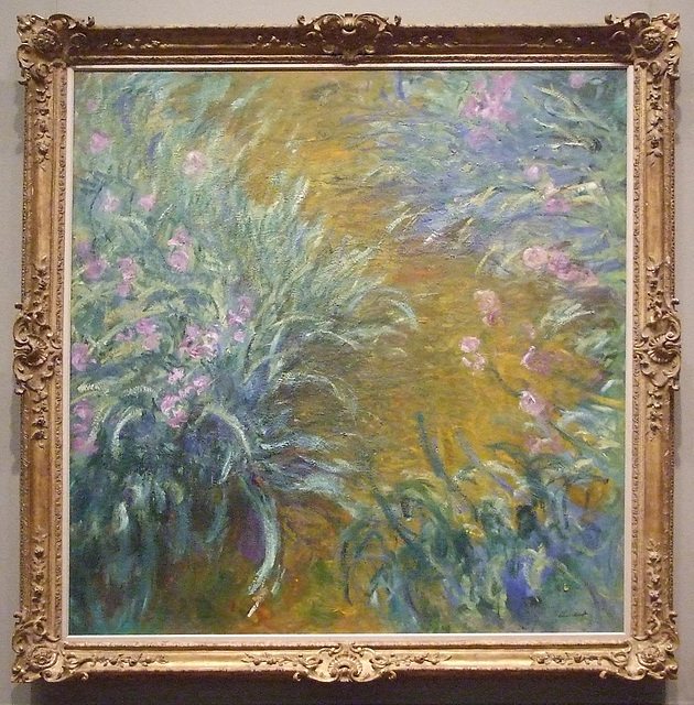 Path Through the Irises by Monet in the Metropolitan Museum of Art, May 2011