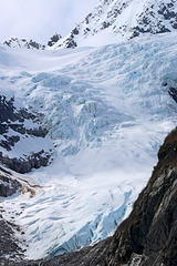 The path of the glacier