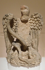 Sculpture of an Eagle Fighting a Serpent in the Metropolitan Museum of Art, June 2019