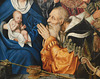 Detail of The Adoration of the Magi by Quentin Metsys in the Metropolitan Museum of Art, January 2020