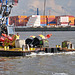 Tonnentransport im Hafen (PiP) - Hamburg