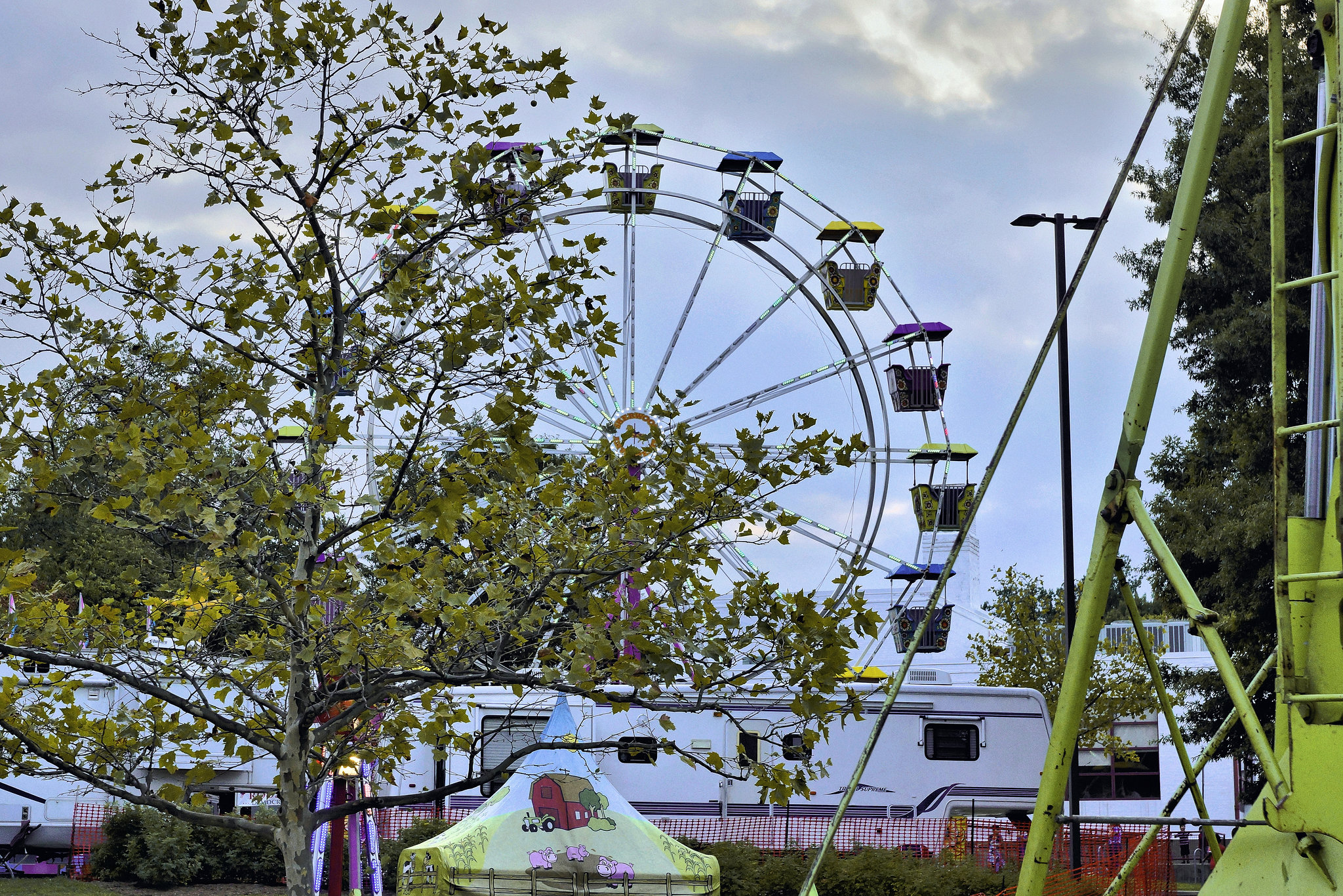 The Ferris Wheel at Dusk – Labor Day Festival, Greenbelt, Maryland