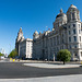 Port of Liverpool building, Cunard building and Liverbuilding,Liverpool