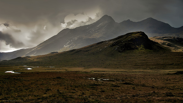 Storm Clouds over Sgùrr nan Gillean from Glen Sligachan