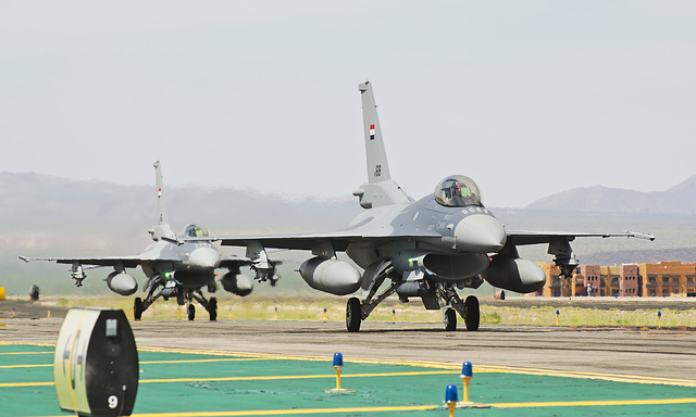 Iraqi Air Force Lockheed-Martin F-16 Fighting Falcons