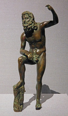 Poseidon after Lysippus from the Brahmapuri Hoard in the Metropolitan Museum of Art, October 2023