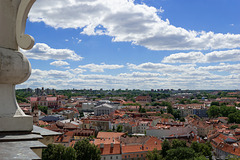 Aussicht vom Glockenturm der Universitätskirche Vilnius (© Buelipix)