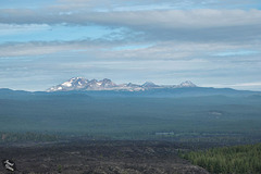 Cascade Mountain Range: South, Middle, North Sister & Broken Top