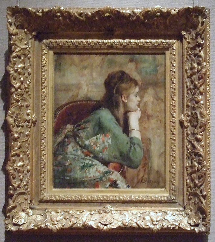 Meditation by Alfred Stevens in the Boston Museum of Fine Arts, July 2011