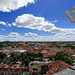 Aussicht vom Glockenturm der Universitätskirche Vilnius (© Buelipix)