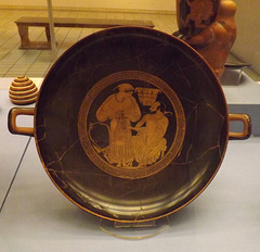 Red-Figure Kylix Signed by Euphronios as Potter and Onesimos as Painter in the British Museum, May 2014