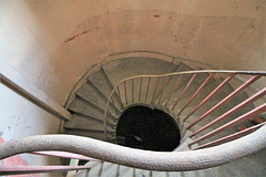 South tower staircase, St Philip's Church, Salford, Greater Manchester