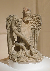 Sculpture of an Eagle Fighting a Serpent in the Metropolitan Museum of Art, March 2019