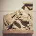 Painted Limestone Funerary Relief with a Hunt in the Metropolitan Museum of Art, June 2016