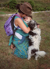 Cassy & Hazel 13:8:18 with Radish
