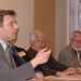 Frédéric Cuvillier, maire de Boulogne-sur-Mer lors d'une réunion pour l'organisation de Boulogne2005