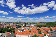 Aussicht vom Glockenturm der Universitätskirche Vilnius (© Buelipix)