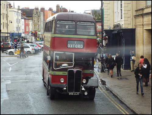 old bus in Broad Street