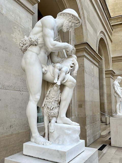 Paris 2024 – Musée du Louvre – The Child Oedipus Revived by The Shephard Phorbas