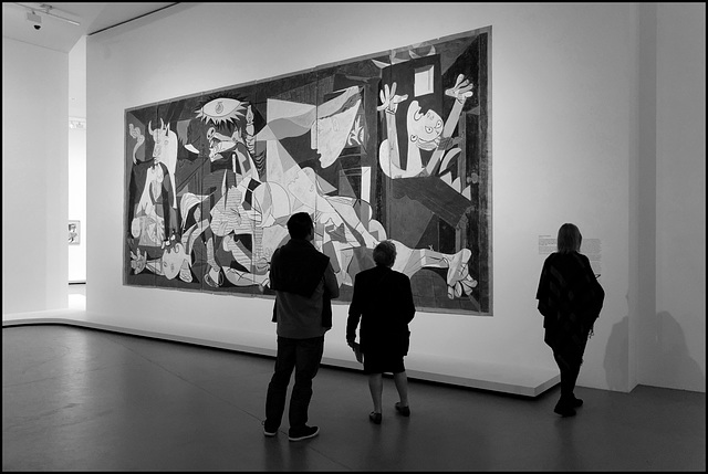 Carton de la tapisserie "Guernica" (Pablo Picasso - 1955)