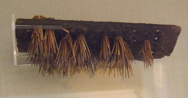 Roman Scrubbing Brush in the British Museum, April 2013
