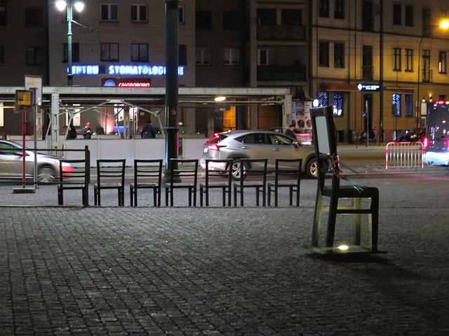 Podgorze, chaises.