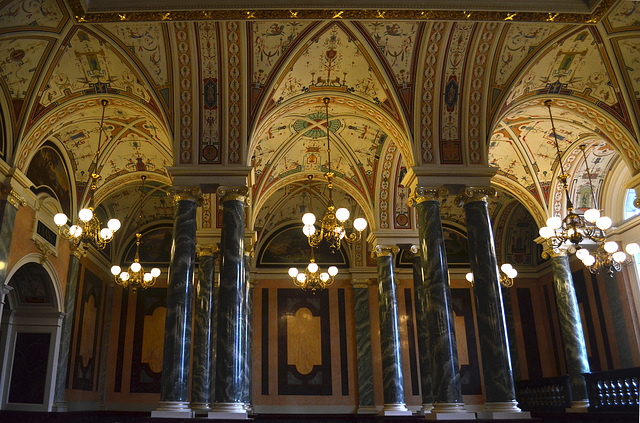 Dresden, Saxon State Opera, The Foyer Dresden, Saxon State Opera, The Foyer