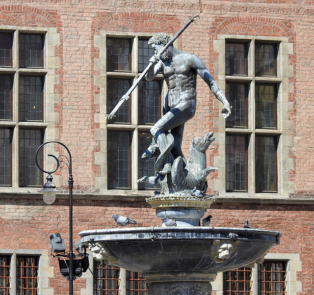 Neptunbrunnen in der Langen Gasse