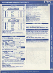 Eurolines Transline timetable 1995-1996 Page 63