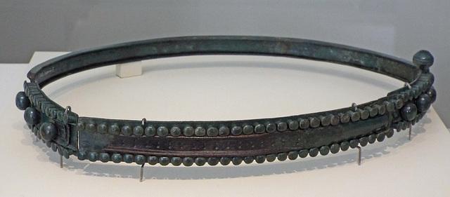 Bronze Belt from Lancia in the Archaeological Museum of Madrid, October 2022