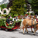 Hunting-horn made of flowers