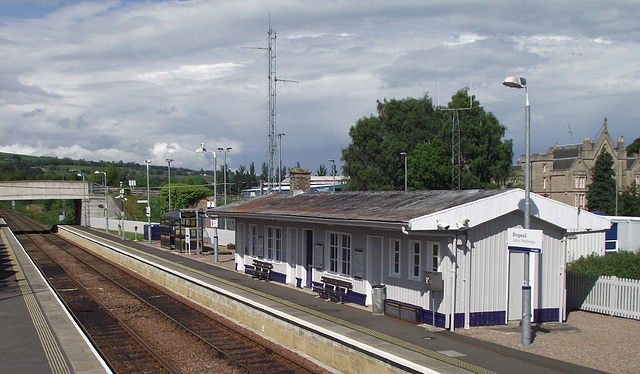 Up platform building at Dingwall station.