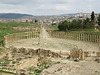 Jerash : le forum ovale.