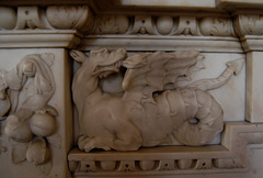 Chimneypiece in Former Drawing Room, Keele Hall,  Staffordshire