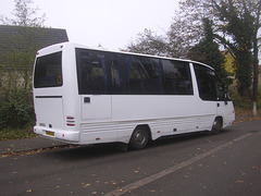 David Moore (Dave's Travel) X649 GJU in Bury St. Edmunds - 12 Nov 2011 (DSCN7152)