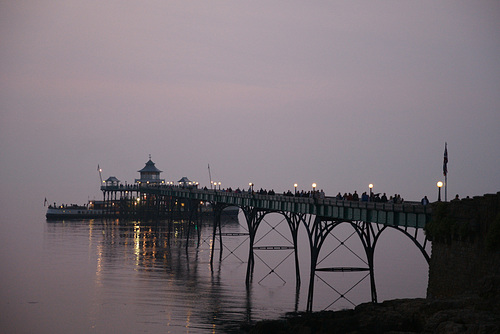 PS Waverley At Clevedon At Dusk