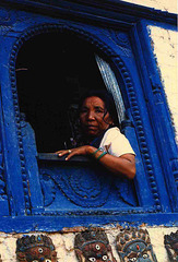... fenêtre sur rue ... (Katmandou)