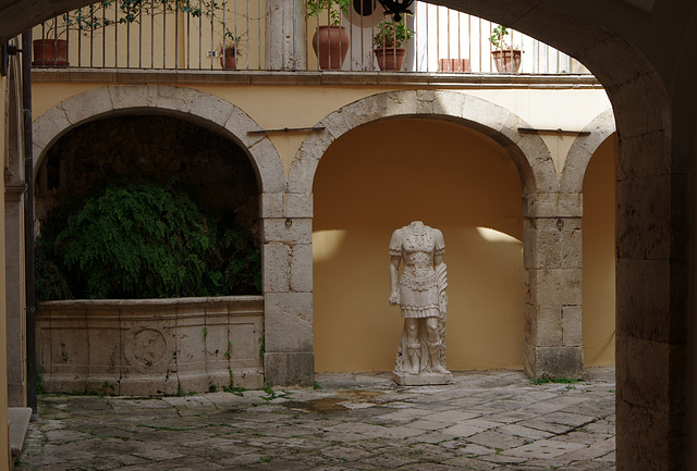 A pretty courtyard