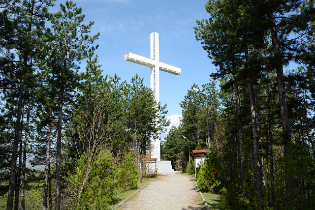 Bulgaria, "The Cross over Blagoevgrad"